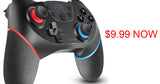 Wireless Switch Game Pro Controller Remote Joystick Switch Bluetooth Gamepad with Nonslip Grip