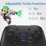 Wireless Switch Controller for Nintendo Console Pro Gamepad with Joystick [2020 New] Non-Slip Ergonomic Design, Black