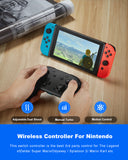 Wireless Switch Pro Controller for Nintendo Switch Controller Remote Gamepad Joypad Console Joystick with Adjustable Turbo & Dual Vibration, Gyro Axis [Latest Version]