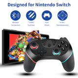 Wireless Switch Game Pro Controller Remote Joystick Switch Bluetooth Gamepad with Nonslip Grip