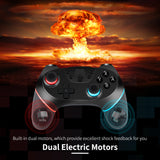 Wireless Switch Game Pro Controller Remote Joystick Switch Bluetooth Gamepad with Nonslip Grip