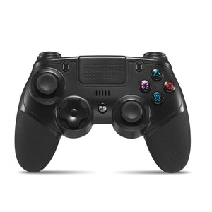 PS4 Controller Wireless Controller Gamepad for Playstation 4/Pro Game Controller, Touch Panel PS4 Pro Controller Joystick Gamepad with Dual Vibration/Turbo/Audio Function, Sweat-Resistant