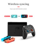 Switch Pro Controller, Wireless Switch Controller with Adjustable Turbo/Dual Vibration/6-Axis Gyro/Non-Slip Switch Gamepad Remote Joystick for Switch/Switch Lite