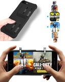 Mobile Game Controller Case for iPhone X/XS, Phone Cover Compatible with PUβG/COD Mobile L1R1 Trigger Joystick Gamepad Grip Remote, for Apple iOS (5.8 inch Black)