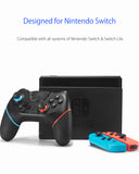 Switch Controller, Wireless Pro Controller for Nintendo Switch Remote Gamepad with Joystick, Adjustable Turbo Vibration, Ergonomic Non-Slip