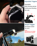 Mobile Controller with Power Bank Cooling Fan for PUβG, YONWIN L1R1 Game Trigger Joystick Gamepad Grip Remote for 4-6.5" Android IOS Phone - Latest Version Blue Light 4000mAh