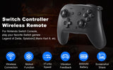 Wireless Switch Pro Controller for Nintendo Switch Controller Remote Gamepad Joypad Console Joystick with Adjustable Turbo & Dual Vibration, Gyro Axis [Latest Version]