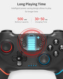 Switch Controller, Wireless Pro Controller for Nintendo Switch Remote Gamepad with Joystick, Adjustable Turbo Vibration, Ergonomic Non-Slip