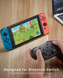 Wireless Switch Controller for Nintendo Console Pro Gamepad with Joystick [2020 New] Non-Slip Ergonomic Design, Black