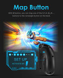 Joycon Controller for Switch/Switch Lite, Wired Joycon Replacement Switch Controller with Back Map Butto/Turbo/Ergonomic Hand Grip L/R Remotes Gamepad with Bigger Button