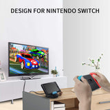 Adjustable Switch TV Dock for Nintendo Switch Charging Dock, Portable Switch Docking Station, Compact Mini Switch to HDMI TV Adapter, Replacement Charging Stand for Nintendo Switch with USB 3.0 Port