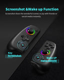 Wireless RGB Joycon Controller for Switch-Black Slim