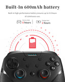 Switch Pro Controller, Wireless Switch Controller with Adjustable Turbo/Dual Vibration/6-Axis Gyro/Non-Slip Switch Gamepad Remote Joystick for Switch/Switch Lite