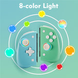 PRE-ORDER Wireless RGB Joycon Controller for Switch-Blue & Green