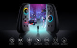 Wireless RGB Joycon Controller for Switch-Black Slim