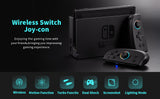 Wireless RGB Joycon Controller for Switch-Black Slim