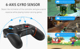 Switch Controller, Wireless Pro Controller for Nintendo Switch Remote Gamepad with Joystick, Adjustable Turbo Vibration, Ergonomic Non-Slip