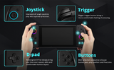 Wireless RGB Joycon Controller for Switch-Black Slim