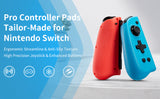 PRE-ORDER Joycon Controller for Nintendo Switch, Wireless Ergonomic Joy Con Replacement with D-Pad& Non-slip Grip, Turbo, Dual Vibration, 6-Axis Gyro Motion Control L/R Gamecube Remotes Gamepad