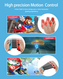 PRE-ORDER Joycon Controller for Nintendo Switch, Wireless Ergonomic Joy Con Replacement with D-Pad& Non-slip Grip, Turbo, Dual Vibration, 6-Axis Gyro Motion Control L/R Gamecube Remotes Gamepad