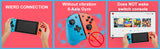 Joycon Controller for Switch/Switch Lite, Wired Joy Con Replacement Switch Controller with Back Map Butto/Turbo/Ergonomic Hand Grip L/R Remotes Gamepad with Bigger Button Red&Blue