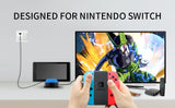 Adjustable Switch TV Dock for Nintendo Switch Charging Dock, Portable Switch Docking Station, Compact Mini Switch to HDMI TV Adapter, Replacement Charging Stand for Nintendo Switch with USB 3.0 Port